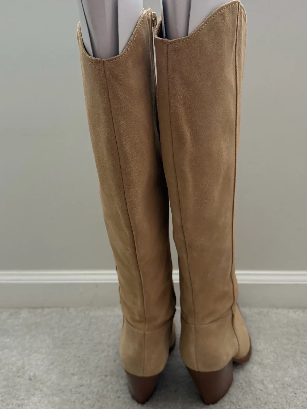 Vince Camuto Oyennda Tortilla Wide Calf Suede Knee-High Boots 9.5
